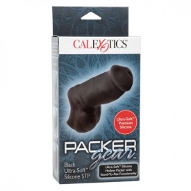 Чернокожий фаллоимитатор для ношения Packer Gear Ultra-Soft Silicone STP Packer